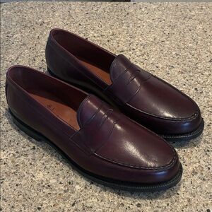 Men’s 11 3E Allen Edmonds Patriot Loafers in Dark Burgundy NWOT